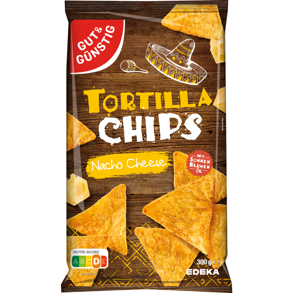 G&G Tortillachips Nacho Cheese 300g