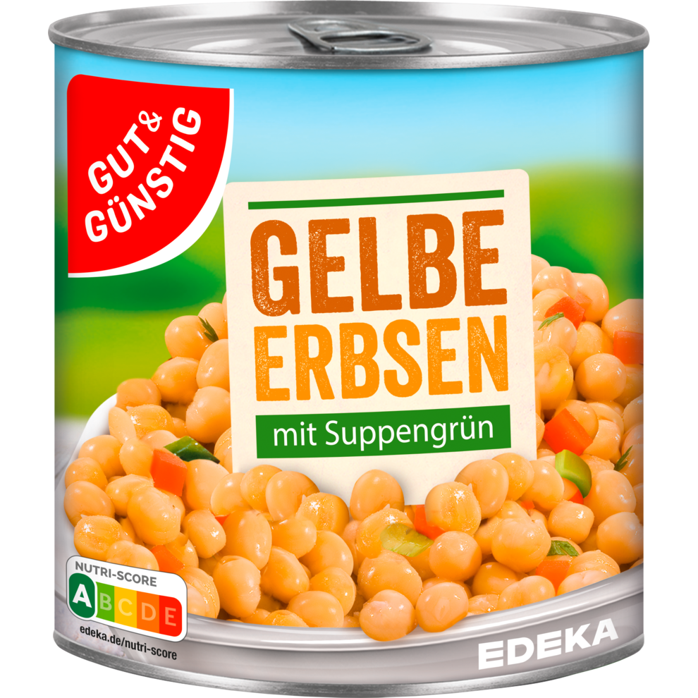 G&G Gelbe Erbsen mit Suppengrün 800g