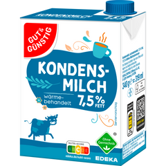 G&G Kondensmilch 7,5% m.Schraubv .o.Gent. 340g
