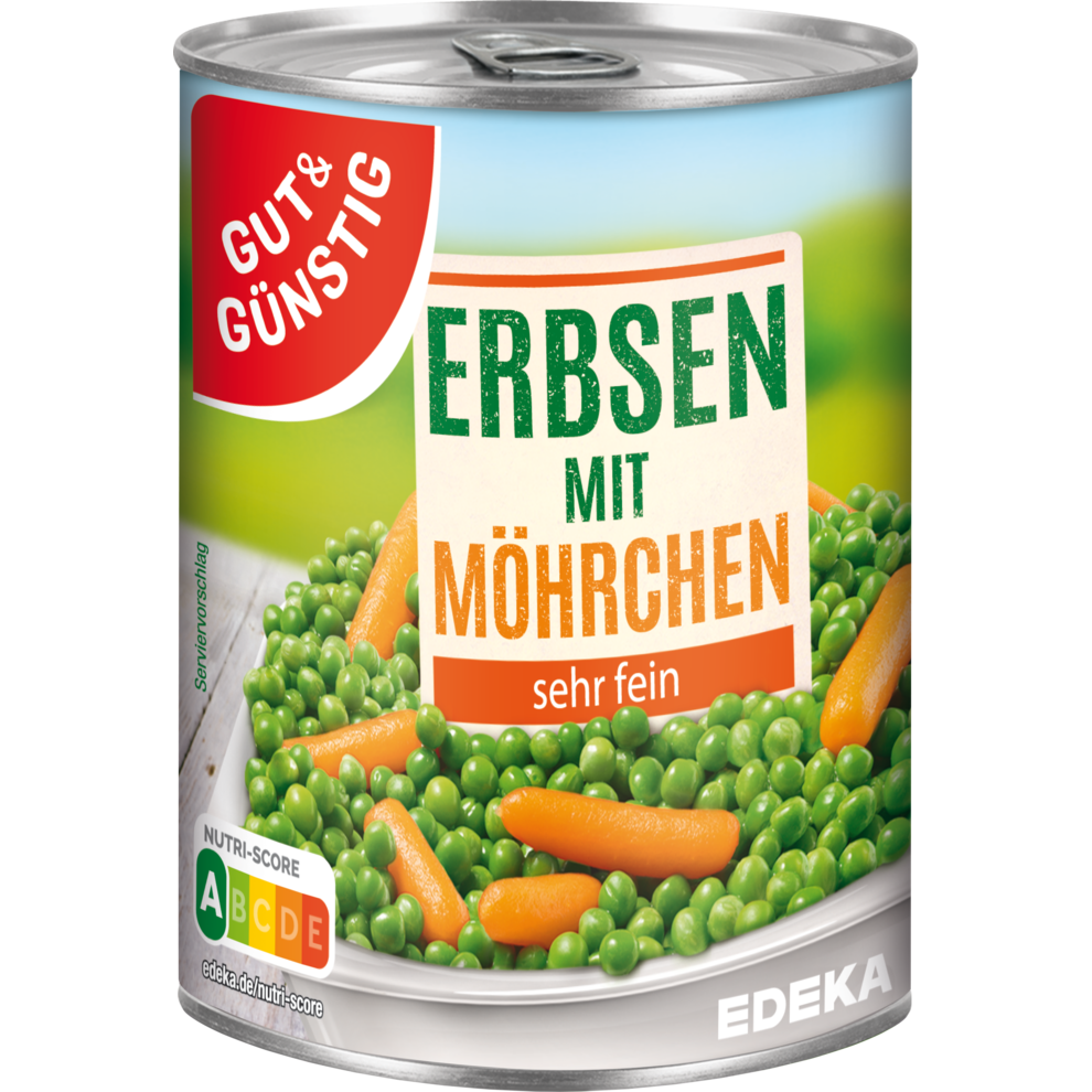 G&G Junge Erbsen mit Möhrchen sehr fein 400g