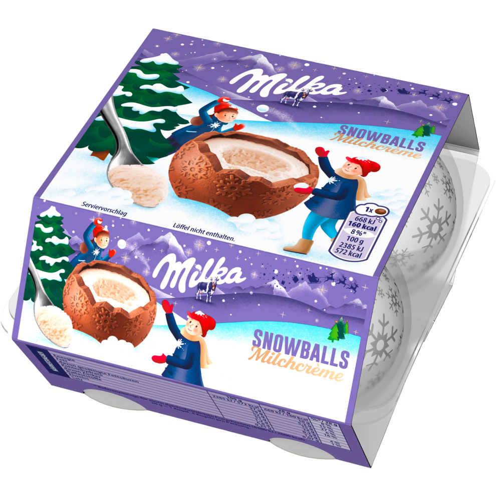 Milka Snow Balls Milch 112g
