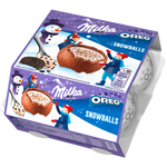 Produktbild anzeigen: Milka Snow Balls Oreo 112g
