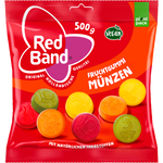 Produktbild anzeigen: Red Band Fruchtgummi Münzen 500g
