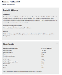 3x Develey Spicy Burger Sauce 250ml (3x250ml)