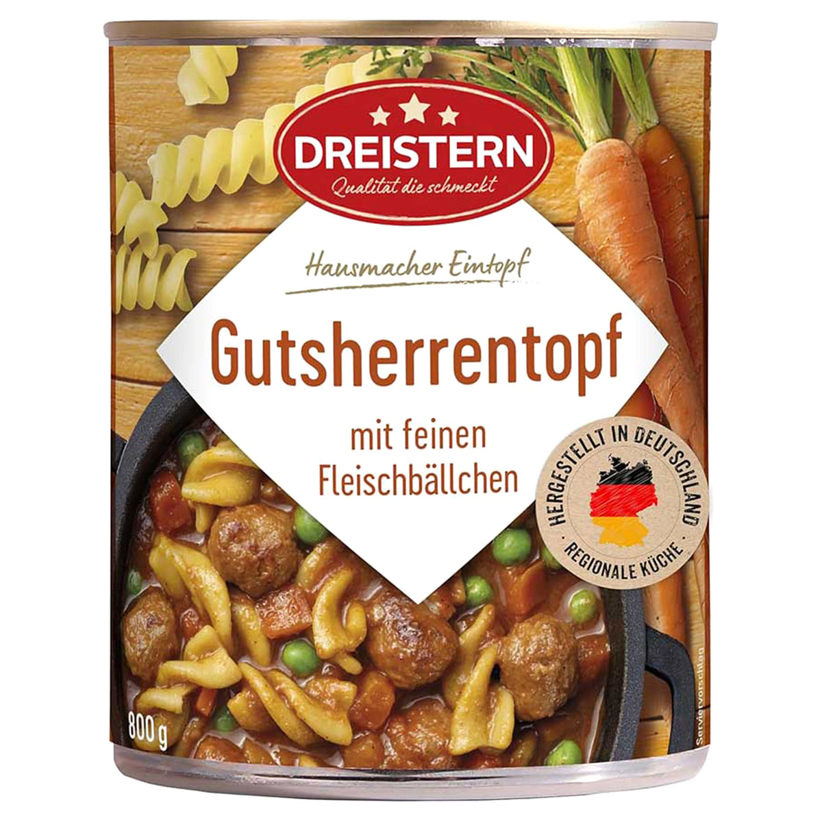 Dreistern Gutsherrentopf 800g
