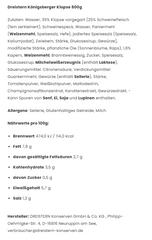 Dreistern Königsberger Klopse 800g