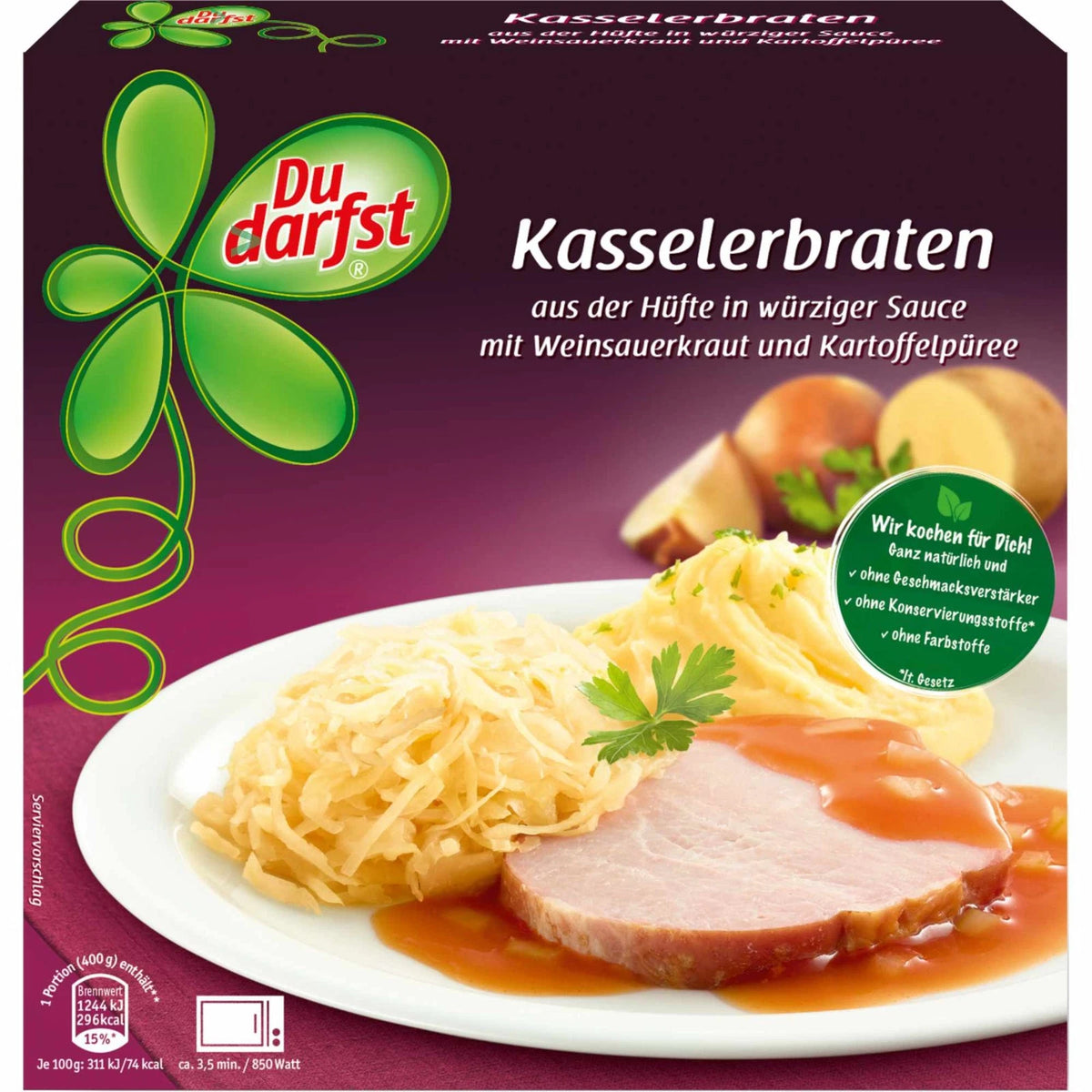 Du Darfst Menü Kassler Schulterbraten 400g