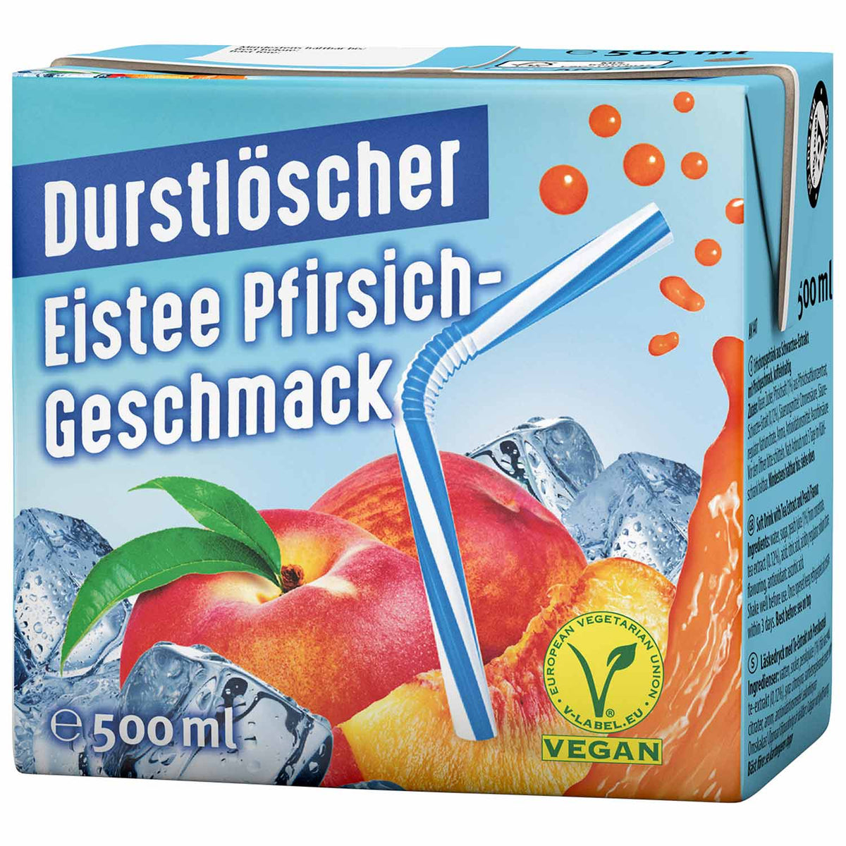 Durstlöscher Eistee Pfirsich 0,5l EW