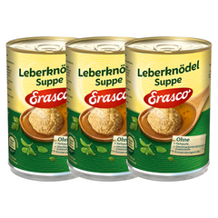 3x Erasco Herzhafte Leberknödel Suppe 395ml (3x395ml)