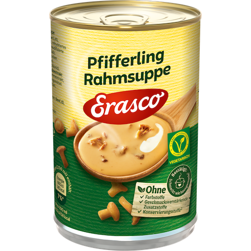Erasco Pfifferling Rahm Suppe 390ml