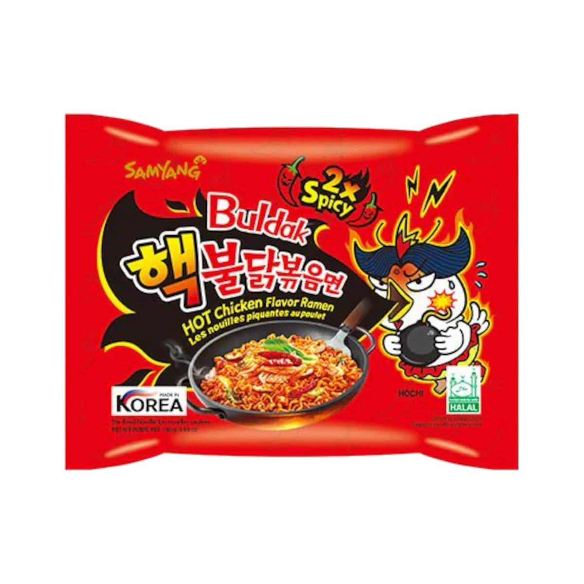 Samyang Instant Noodles Hot Chicken 2x Spicy (140g)