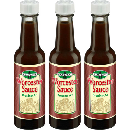 3x Exzellent Worcester Sauce 140ml (3x140g)
