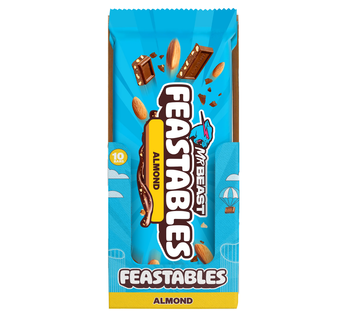 10x Feastables MrBeast Almond (10x60g) Neue Sorte!