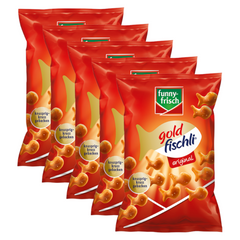 5x funny-frisch goldfischli Original (5x100g)