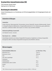 25x Fraix Getränkepulver Typ Orange 100g (25x100g)
