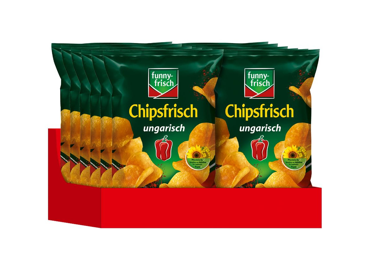 12x funny-frisch Chipsfrisch ungarisch 40g (12x40g)