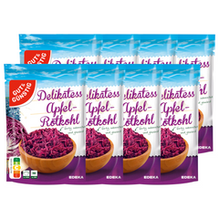 8x GUT&GÜNSTIG Apfelrotkohl 400g (8x400g)