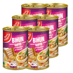 6x GUT&GÜNSTIG Bihunsuppe 400ml (6x400ml)