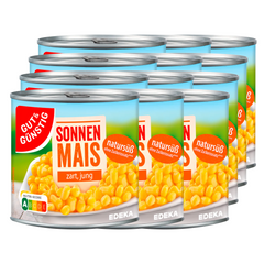 12x GUT&GÜNSTIG Sonnenmais 330g (12x330g)