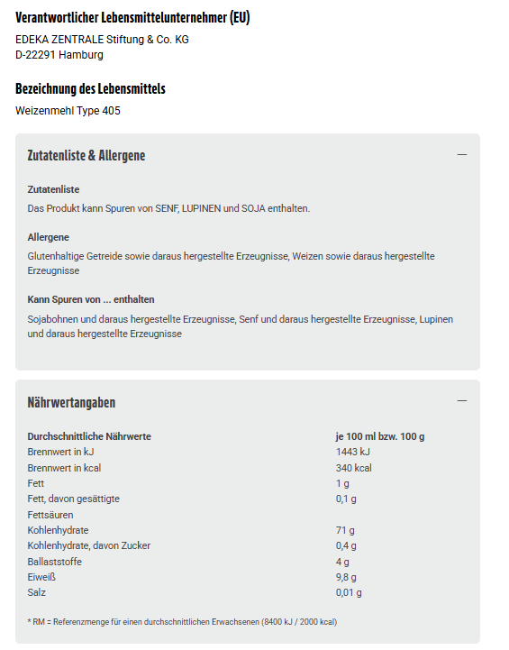 10x GUT&GÜNSTIG Weizenmehl Type 405 1kg (10x1kg)