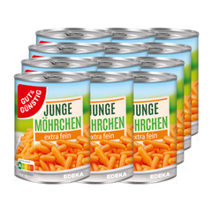 12x GUT&GÜNSTIG Möhren extra fein 400g (12x400g)