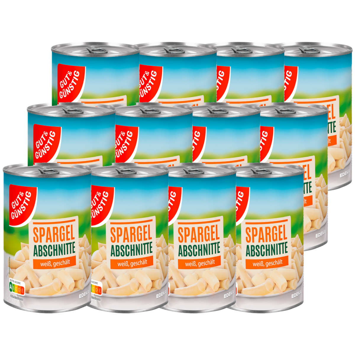 12x G&G Spargelabschnitte ohne Köpfe 420g (12x420g)