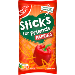 24x GUT&GÜNSTIG Kartoffelsticks for Friends Paprika 125g (24x125g)