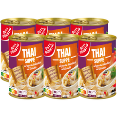 6x GUT&GÜNSTIG Thaisuppe 400ml (6x400ml)
