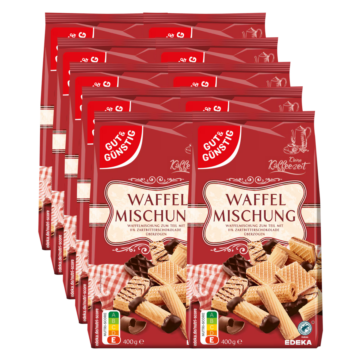 10x GUT&GÜNSTIG Waffelmischung 400g (10x400g)