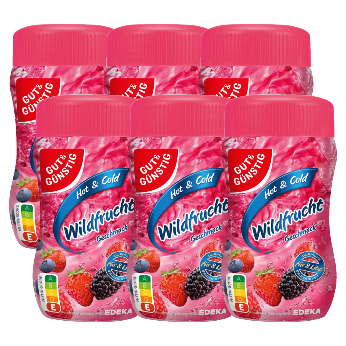 6x GUT&GÜNSTIG Wildfrucht Teegetränk Dose 400g (6x400g)