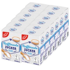 10x GUT&GÜNSTIG feiner Zucker Raffinade 1kg (10x1kg)