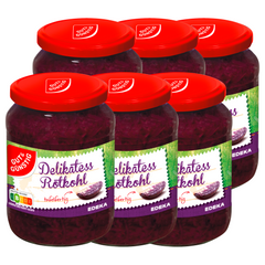 6x GUT&GÜNSTIG Delikatess Rotkohl 680g (6x680g)