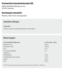 6x GUT&GÜNSTIG Pfirsiche halbe Frucht leicht gezuckert 820g (6x820g)
