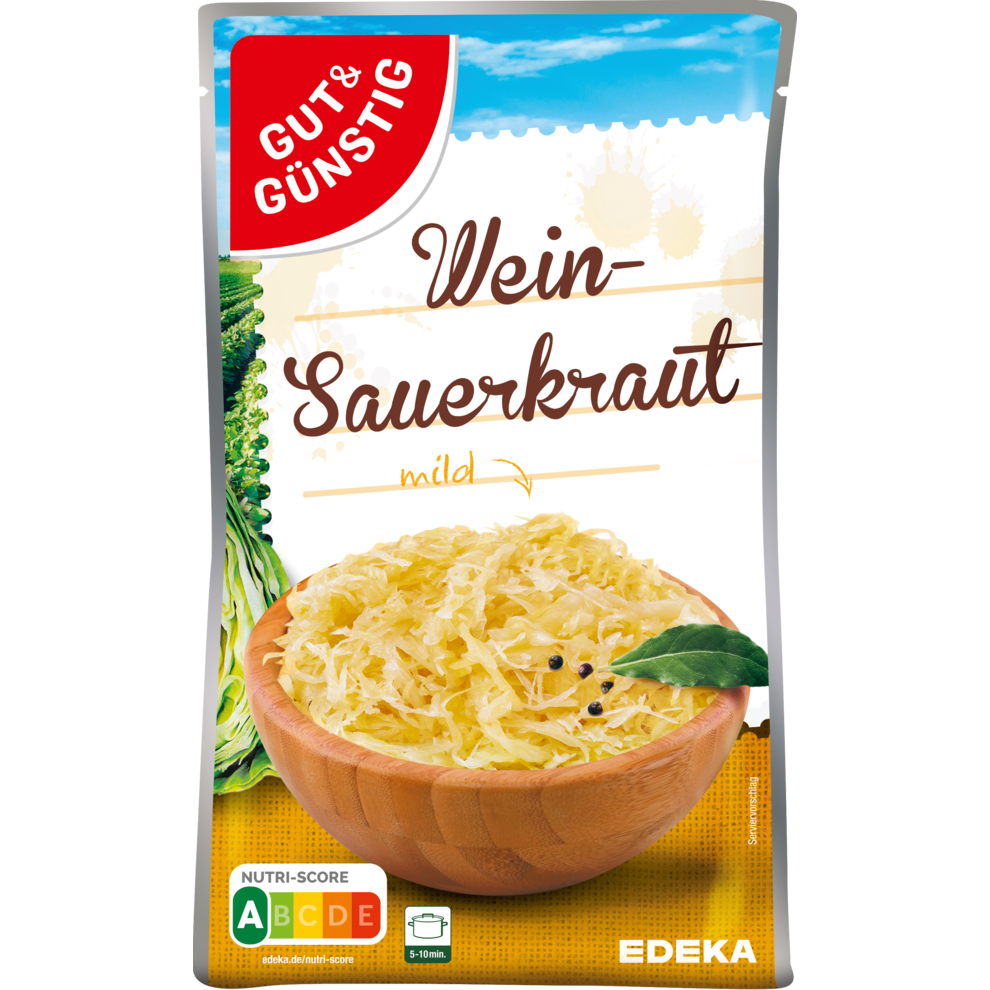 GUT&GÜNSTIG Weinsauerkraut 520g