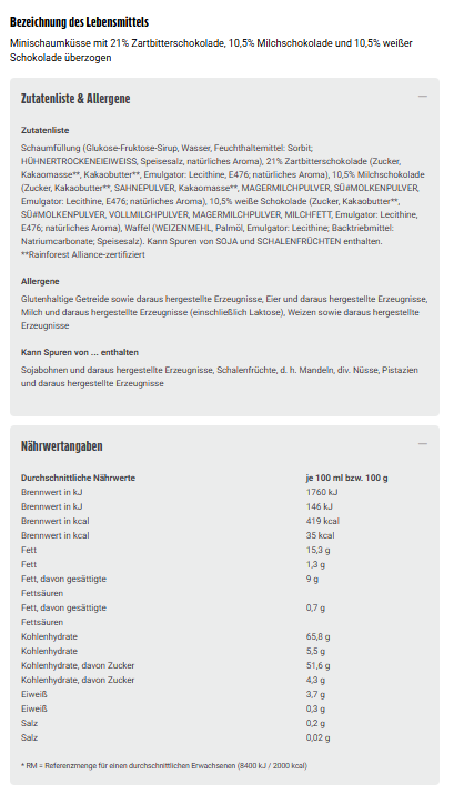 6x GUT&GÜNSTIG Mini Schaumküsse 266g (6x266g)