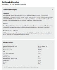 10x GUT&GÜNSTIG Schokotatzen 250g (10x250g)