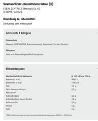 3x GUT&GÜNSTIG Senf mittelscharf 250ml (3x250ml)