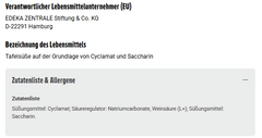 GUT&GÜNSTIG Süßstoff Tabletten 1200Stück (72g)