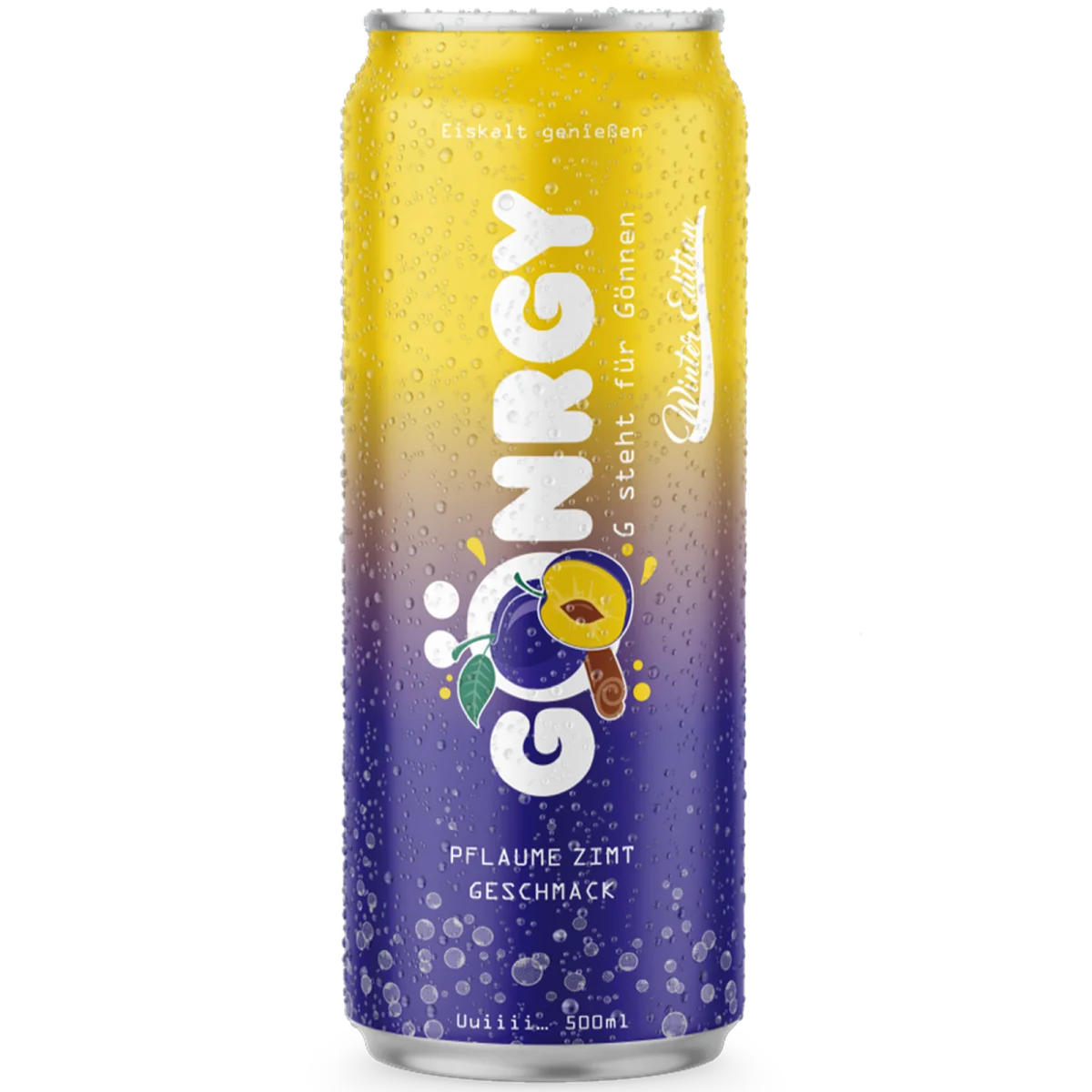 Gönrgy Pflaume Zimt Energy Drink Dose (500ml)