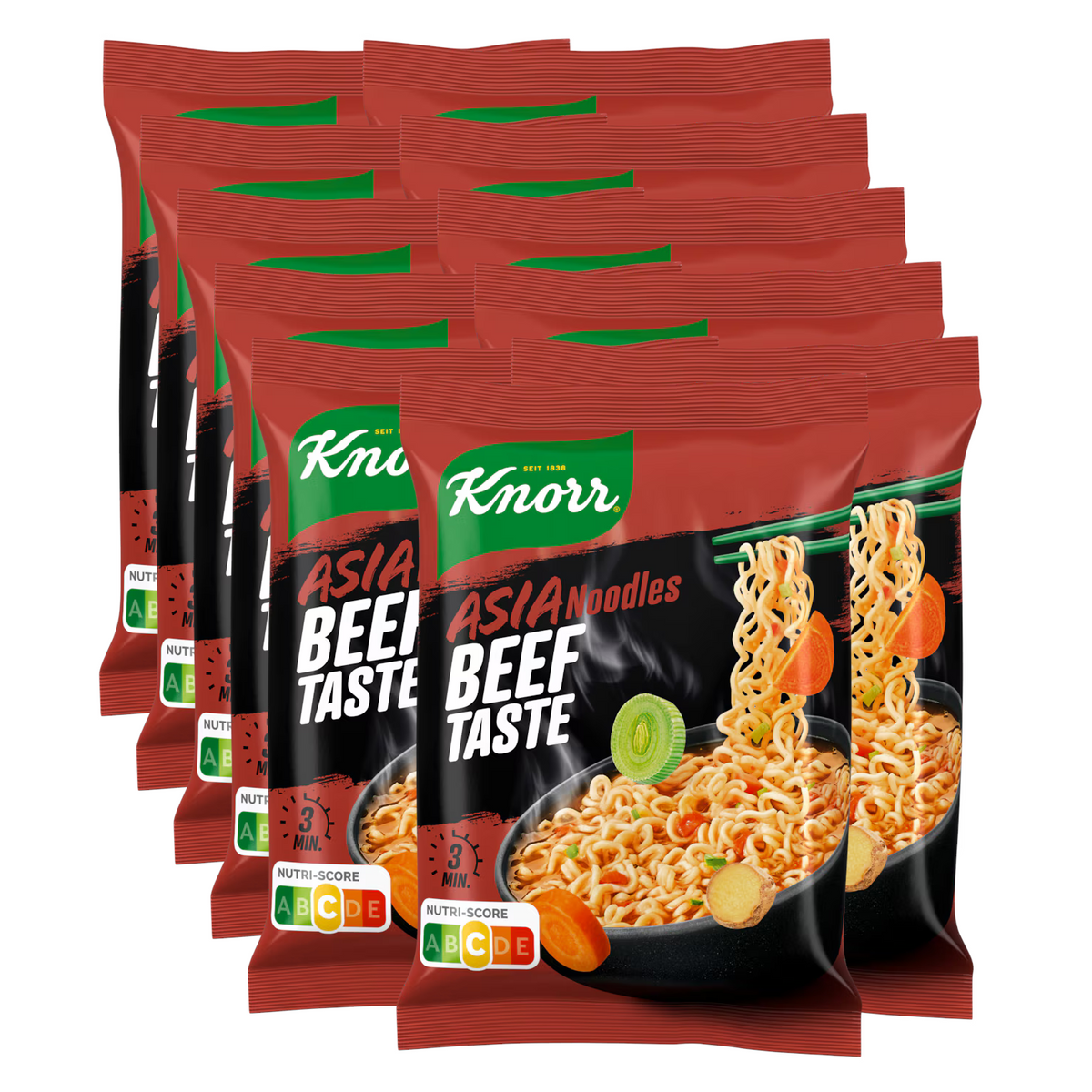 11x Knorr Asia-Noodles Beef 70g (11x70g)