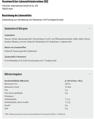 2x Hitschies Saure Drachenzungen Wassereis Set Hitschler 2x400ml (800ml)