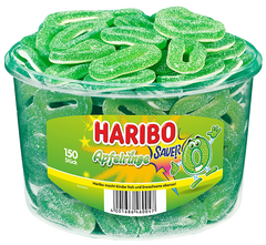 Haribo saure Apfel-Ringe 150Stück 1200g