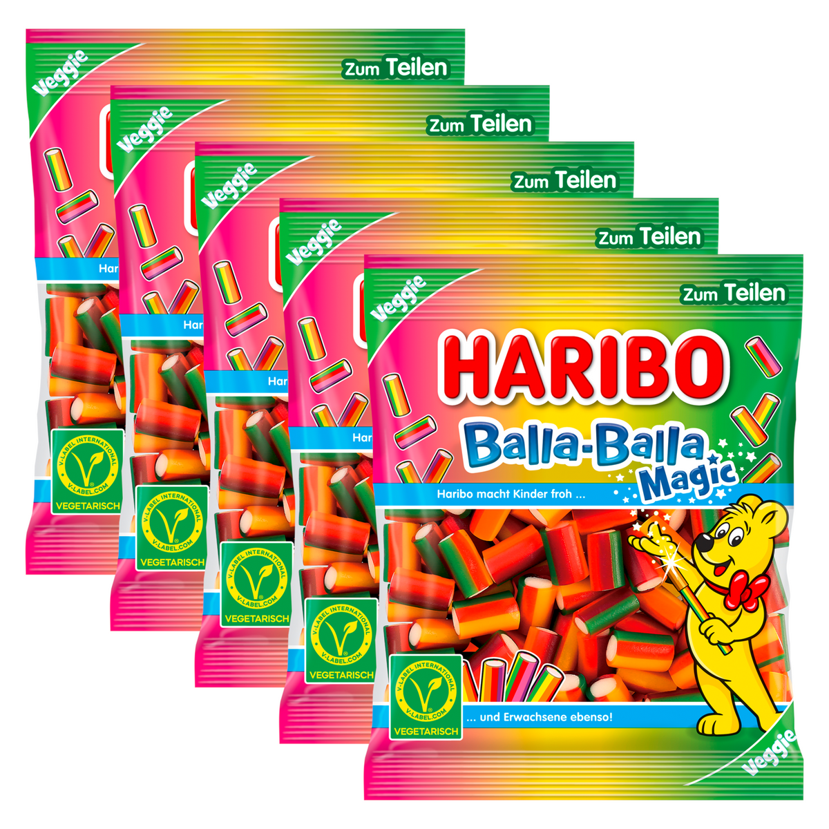 5x Haribo Balla Balla Magic 160g (5x160g)
