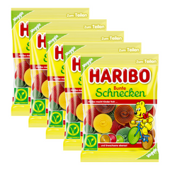 5x Haribo Bunte Schnecken 160g (5x160g)