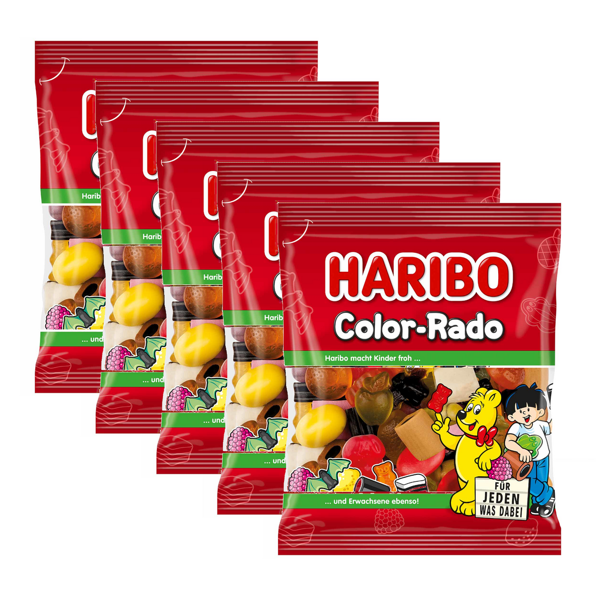 5x Haribo Color-Rado 175g (5x175g)