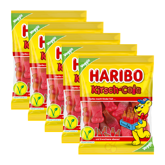 5x Haribo Kirsch-Cola 175g (5x175g)