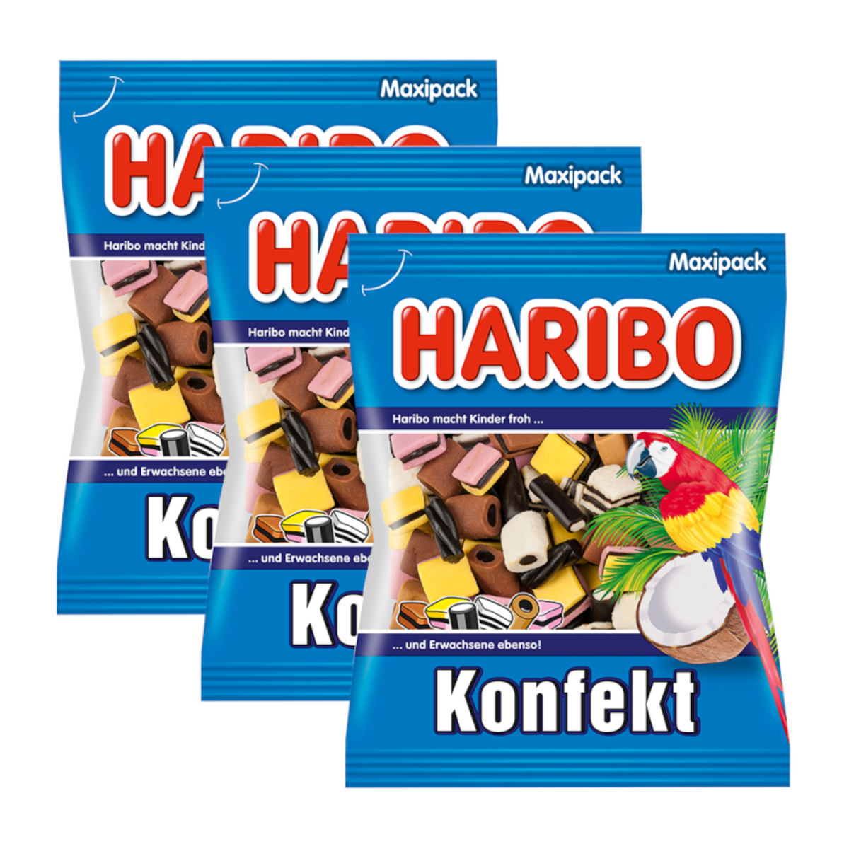 3x Haribo Konfekt 500g (3x500g)
