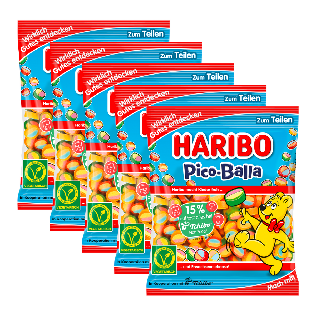 5x Haribo Pico-Balla 160g (5x160g)