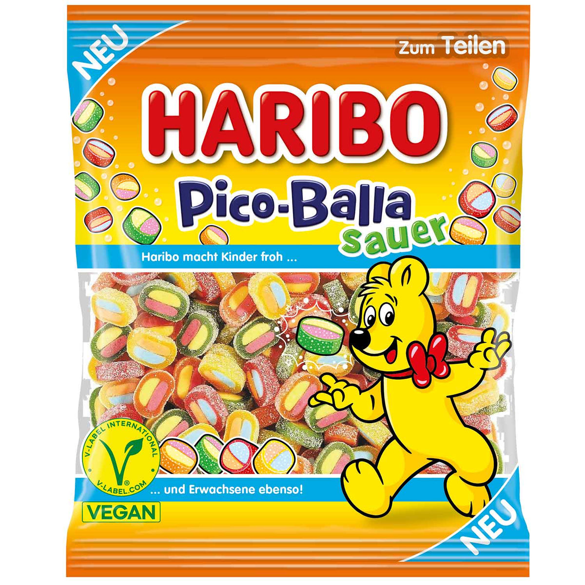 Haribo 160g Pico Balla Sauer Veggie