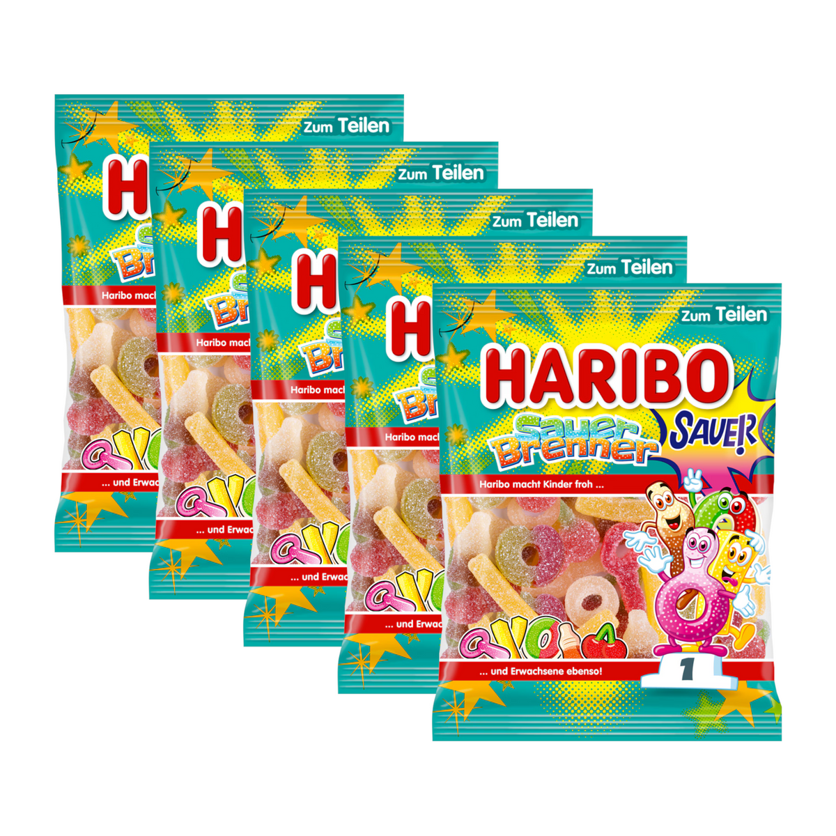 5x Haribo Sauerbrenner 160g (5x160g)